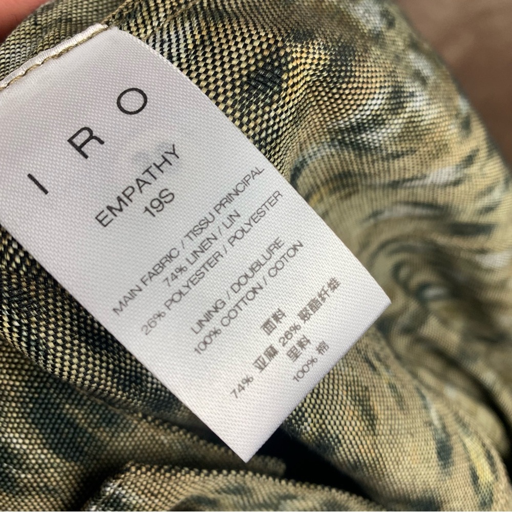 NEW IRO Empathy Leopard Oversized Jean Jacket - Picture 11 of 13